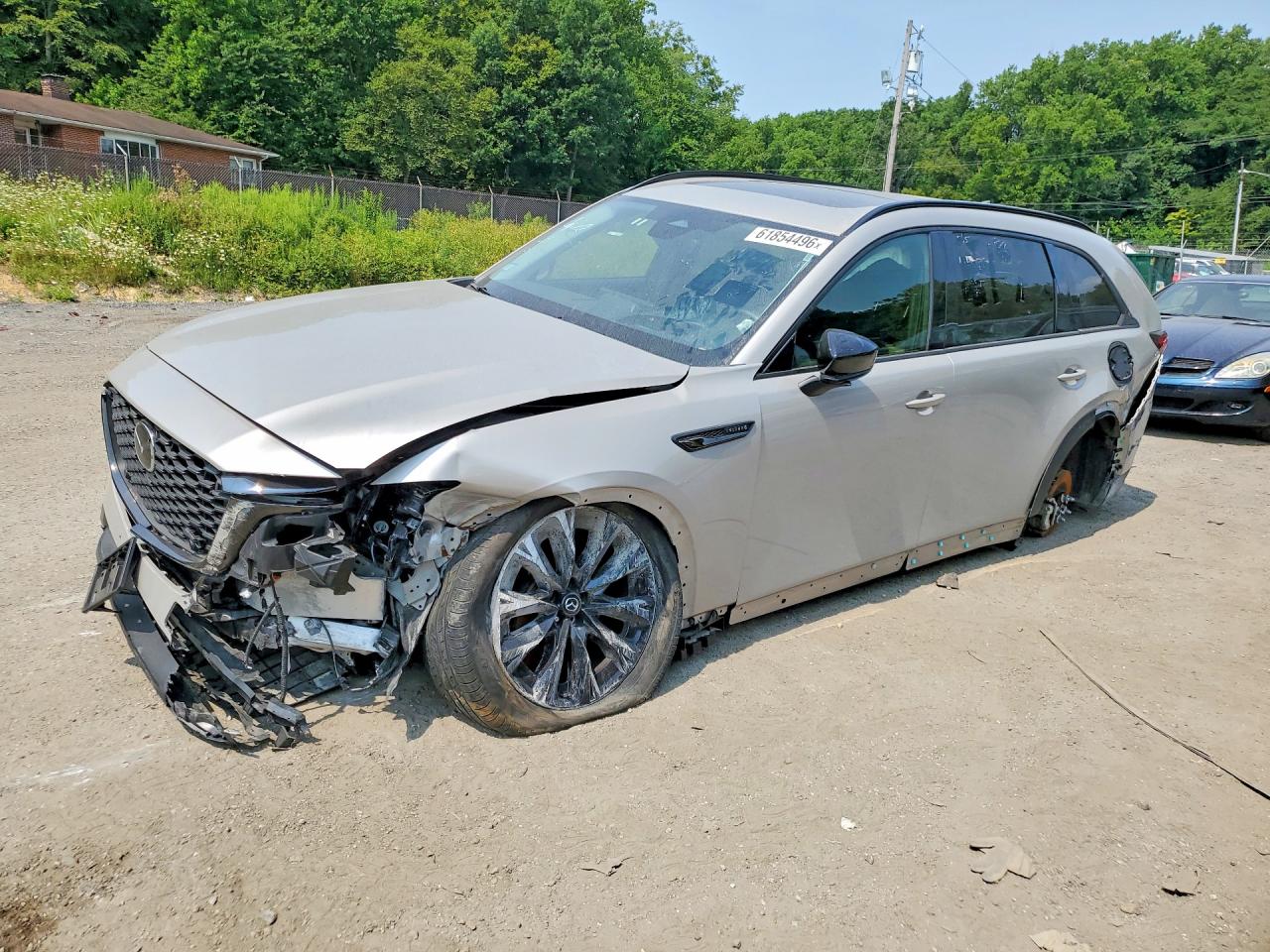 2025 Mazda CX-90 VIN JM3KKCHD8S1230644 — COPART salvage auction photo