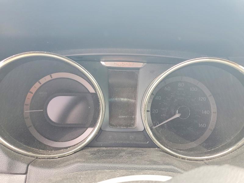 2011 Hyundai Sonata hybrid VIN KMHEC4A47BA000852 COPART salvage auction — FRONT END, CA - CERT OF TITLE-SALVAGED, sold $250 on 2026-07-24 (photo 9)
