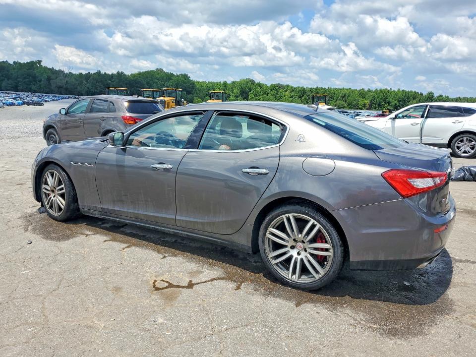2016 Maserati Ghibli VIN ZAM57RTA1G1175027 COPART salvage auction — MECHANICAL, Tn - Certificate Of Title, sold $3,500 on 2026-07-28 (photo 2)