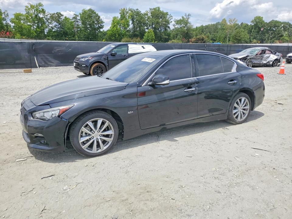2017 Infiniti Q50 VIN JN1EV7AP5HM737827 COPART salvage auction — MINOR DENT/SCRATCHES, Sc - Cert Of Title-Salvage, sold $9,900 on 2026-07-28 (photo 1)