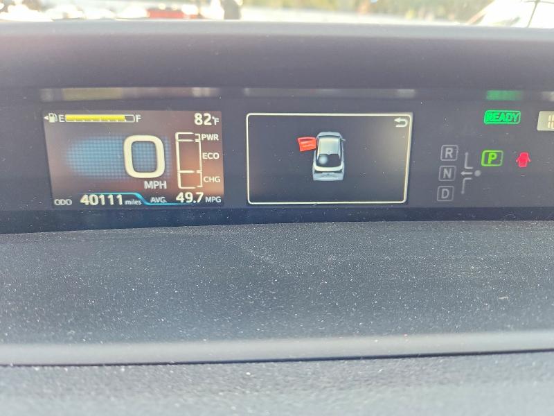 2021 Toyota Prius VIN JTDL9MFU3M3025371 COPART salvage auction — FRONT END, WA - BILL OF SALE, sold $8,700 on 2026-07-31 (photo 9)
