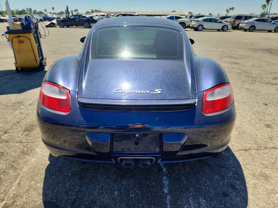 2007 Porsche Cayman VIN WP0AB29887U780979 COPART salvage auction — MINOR DENT/SCRATCHES, Ca - Dis/Dlr/Exp Only Clean Title, sold $12,700 on 2026-07-17 (photo 6)