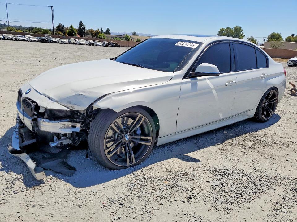 2014 BMW VIN WBA3A9G54ENS64880 COPART salvage auction — FRONT END, Ca - Salvage Certificate, sold $200 on 2026-08-19 (photo 1)