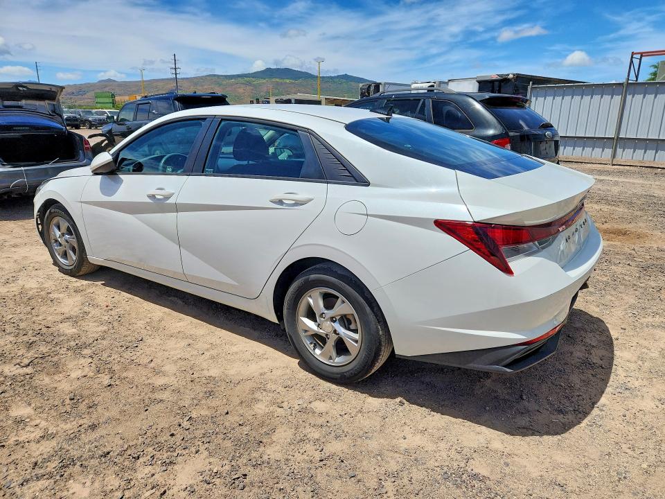 2021 Hyundai Elantra VIN 5NPLL4AG6MH014727 COPART salvage auction — REAR END, Hi - Certificate Of Salvage, sold $3,250 on 2026-07-27 (photo 2)