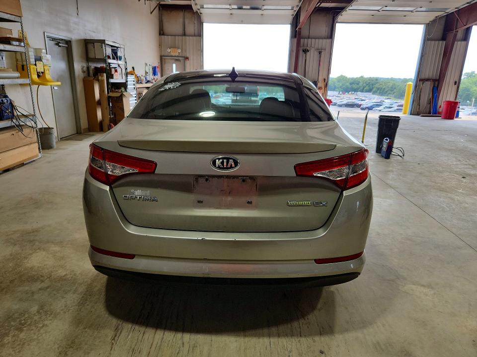 2013 Kia Optima VIN KNAGM4AD8D5057158 COPART salvage auction — FRONT END, Pa - Certificate Of Salvage, sold $700 on 2026-07-24 (photo 6)