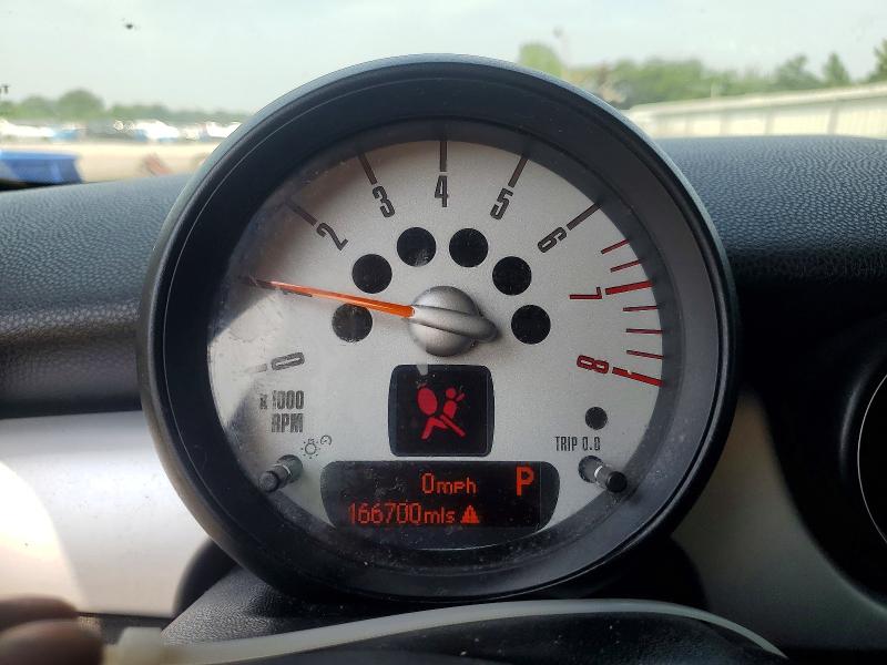 2013 Mini Cooper VIN WMWSU3C50DT684099 COPART salvage auction — FRONT END, Al - Cert Of Title-Salvage Title, sold $275 on 2026-08-27 (photo 9)