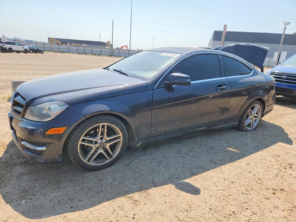 2013 Mercedes-benz C class VIN WDDGJ4HB8DG012070 COPART salvage auction — REAR END, Ab - Bos - Salvage, sold $1,050 on 2026-08-13 (photo 1)