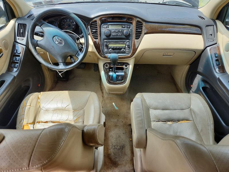 2001 Toyota Highlander VIN JTEHF21A910026260 COPART salvage auction — MINOR DENT/SCRATCHES, PA - CERT OF TITLE, sold $700 on 2026-07-13 (photo 8)