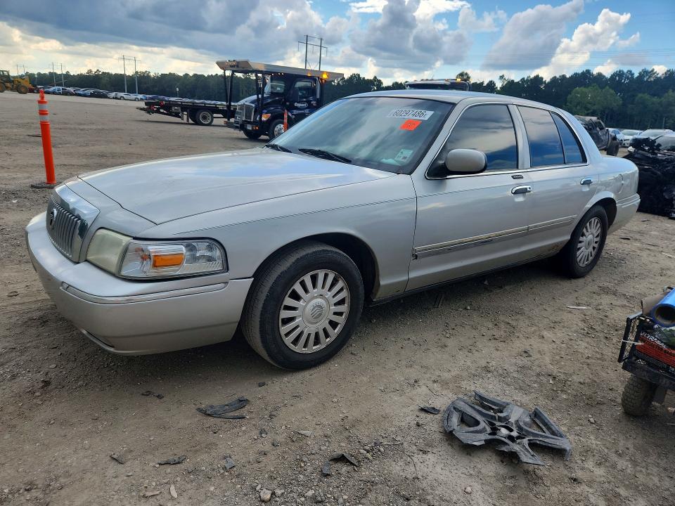 2008 Mercury Grand marquis VIN 2MEHM75V78X603186 COPART salvage auction — SIDE, LA - CERT OF TITLE-SALVAGE, sold $225 on 2026-07-21 (photo 1)