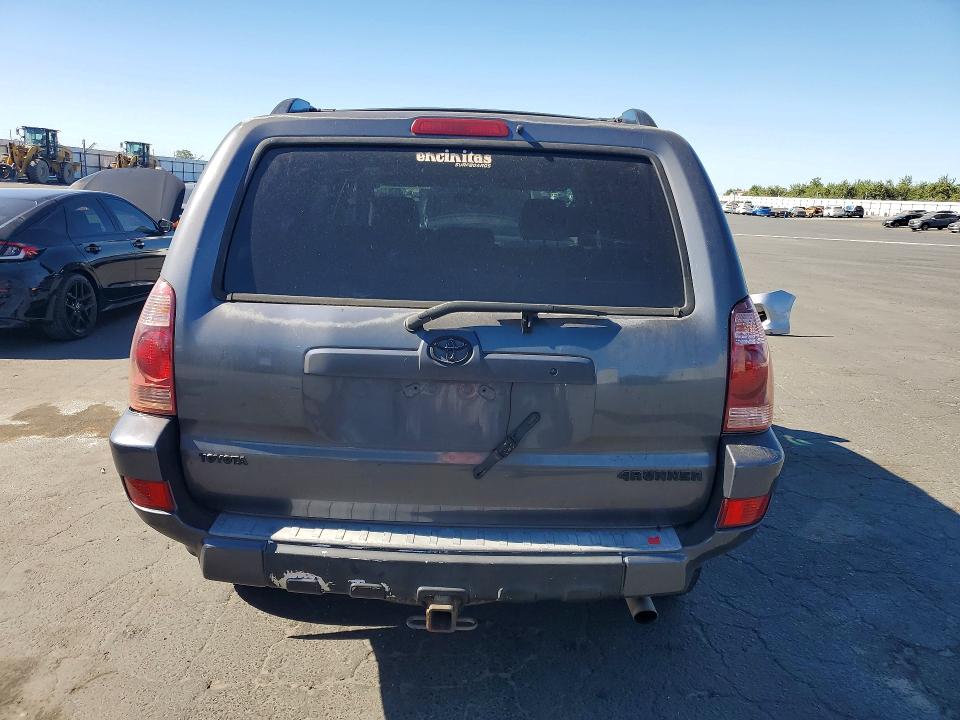 2004 Toyota 4runner VIN JTEZU14R340040844 COPART salvage auction — REAR END, CA - DIS/DLR/EXP APP FOR DUP CLEAN, sold $2,200 on 2026-08-17 (photo 6)