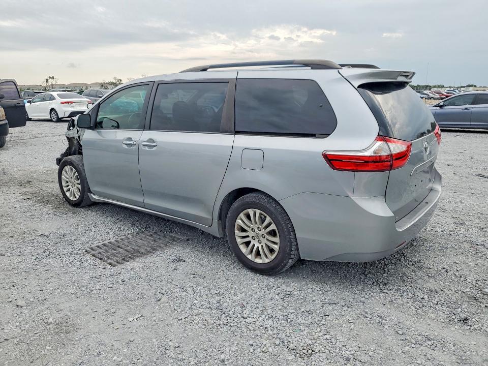 2015 Toyota Sienna VIN 5TDYK3DC2FS594017 COPART salvage auction — FRONT END, Nc - Certificate Of Title, sold $4,550 on 2026-07-28 (photo 2)