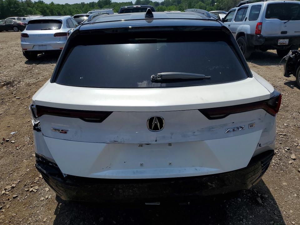 2024 Acura Zdx VIN 4W5XHPRL1RZ505943 COPART salvage auction — FRONT END, Nj - Certificate Of Title, sold $12,500 on 2026-07-20 (photo 6)