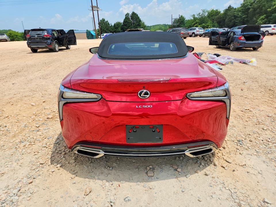 2024 Lexus Lc VIN JTHMPAAY7RA108998 COPART salvage auction — FRONT END, Nc - Salvage Certificate Of Title, sold $20,300 on 2026-07-27 (photo 6)