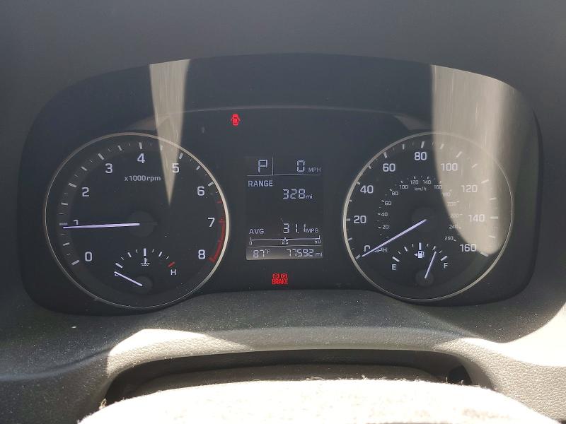2018 Hyundai Elantra VIN KMHD74LF2JU611626 COPART salvage auction — FRONT END, Co - Dis/Dlr/Exp Only Clean Title, sold $2,300 on 2026-07-27 (photo 9)