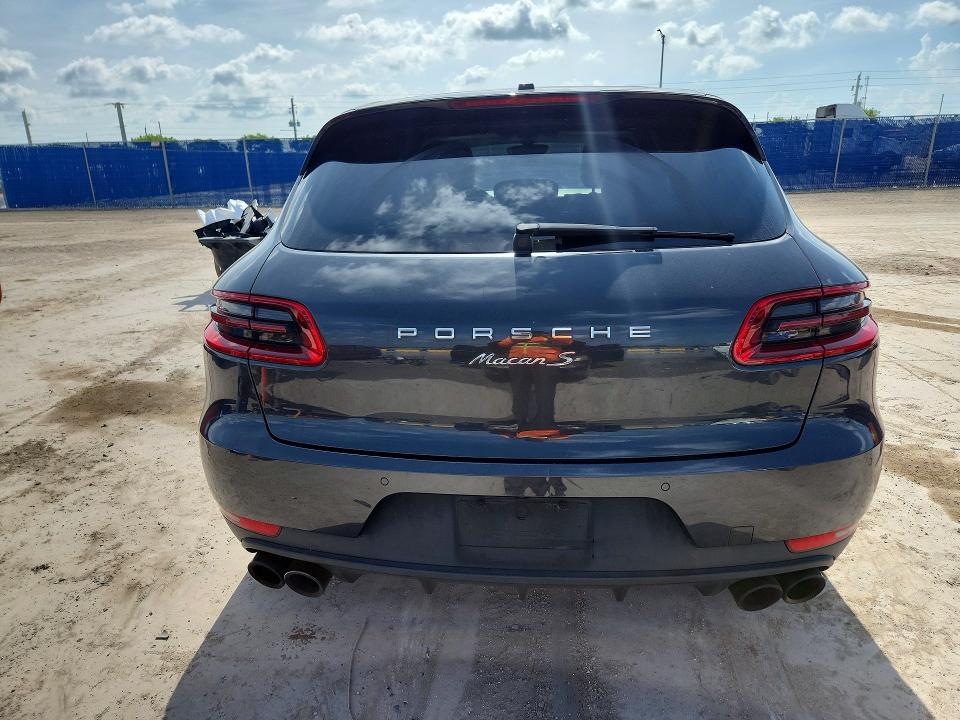2017 Porsche Macan VIN WP1AB2A57HLB14493 COPART salvage auction — FRONT END, Fl - Cert Of Title Slvg Rebuildable, sold $7,300 on 2026-08-12 (photo 6)