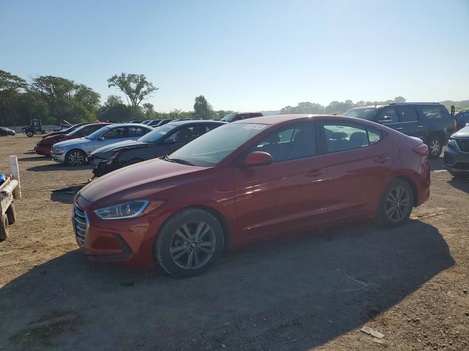 2017 Hyundai Elantra VIN KMHD84LF4HU224194 COPART salvage auction — NORMAL WEAR, IA - CERTIFICATE OF TITLE, sold $90 on 2026-07-24 (photo 1)