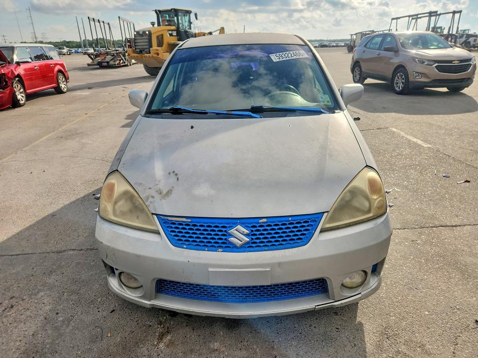 2005 Suzuki Aerio VIN JS2RC61H455304714 COPART salvage auction — WATER/FLOOD, LA - CERT OF TITLE-SALVAGE FLOOD, sold $70 on 2026-07-22 (photo 5)