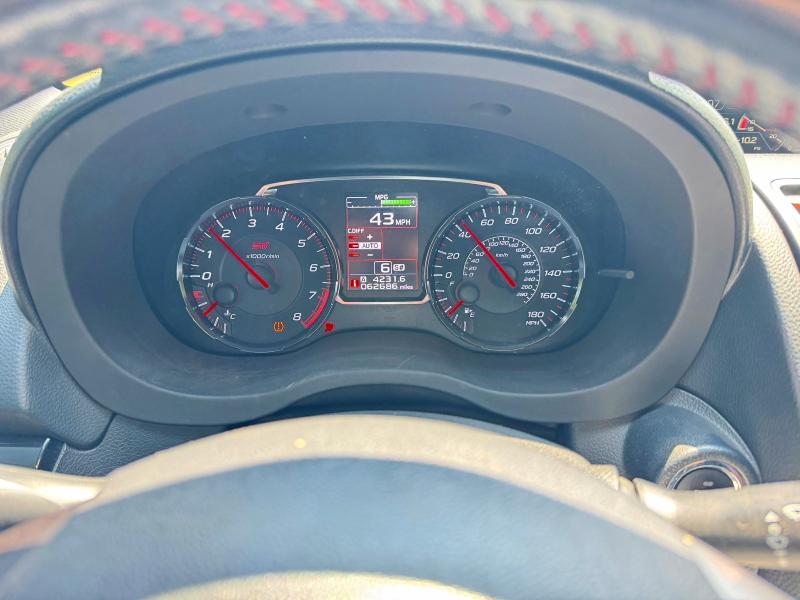 2018 Subaru Wrx VIN JF1VA2T60J9839440 COPART salvage auction — NORMAL WEAR, Salvage Title, sold $14,700 on 2026-08-21 (photo 8)