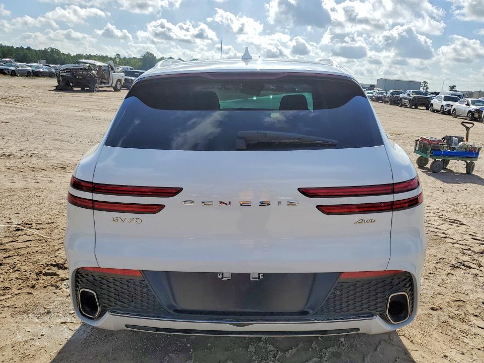 2025 Genesis Gv70 VIN KMUMADTB4SU181793 COPART salvage auction — FRONT END, TX - SALVAGE VEHICLE TITLE (P), sold $8,000 on 2026-07-31 (photo 6)