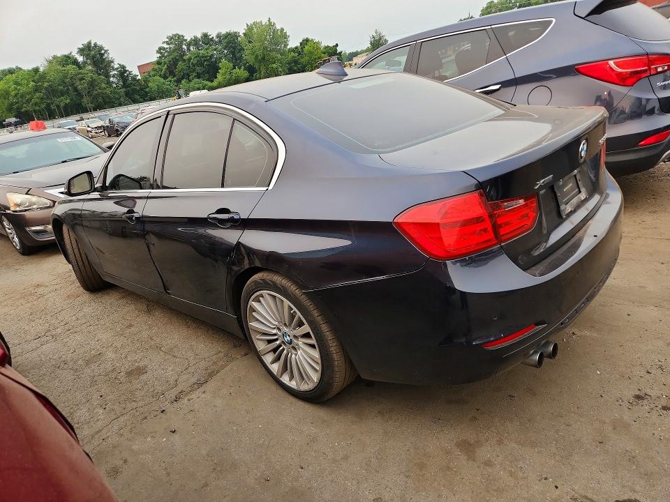 2014 BMW 3er VIN WBA3B3G51ENR84941 COPART salvage auction — FRONT END, CT - CERTIFICATE OF TITLE, sold $1,100 on 2026-08-18 (photo 2)