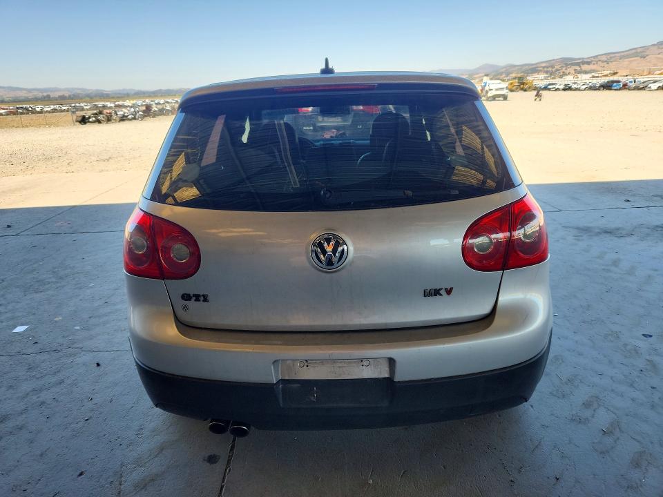 2007 Volkswagen Gti VIN WVWHV71K67W114833 COPART salvage auction — MECHANICAL, Ca - Dlr/Dis/Exp Only Salvage Title, sold $750 on 2026-07-30 (photo 6)