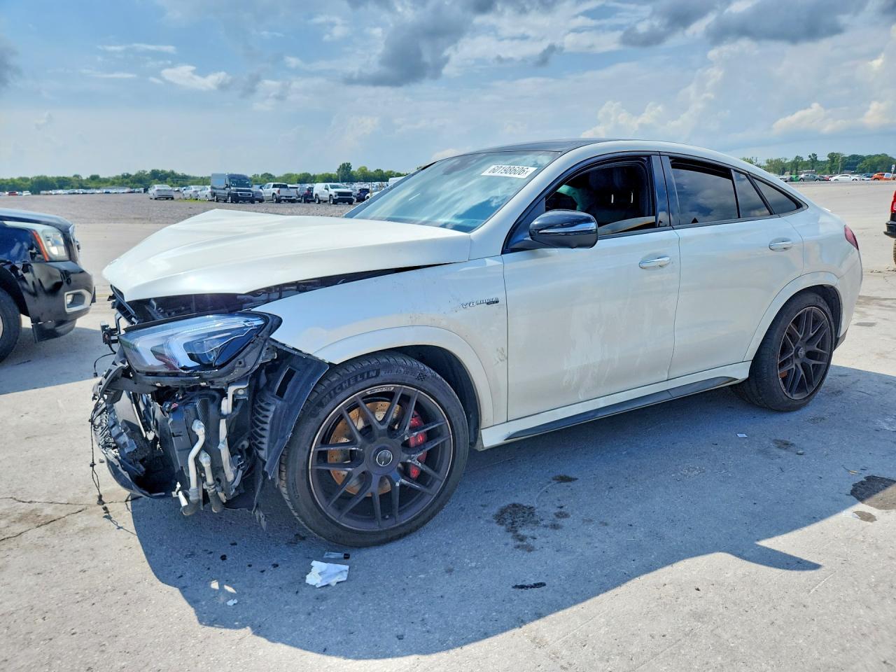 2021 Mercedes-Benz GLE-Class VIN 4JGFD8KB3MA385240 COPART salvage auction — Front End, TN - SALVAGE CERTIFICATE, sold $24,300 on 2026-08-19 (photo 1)