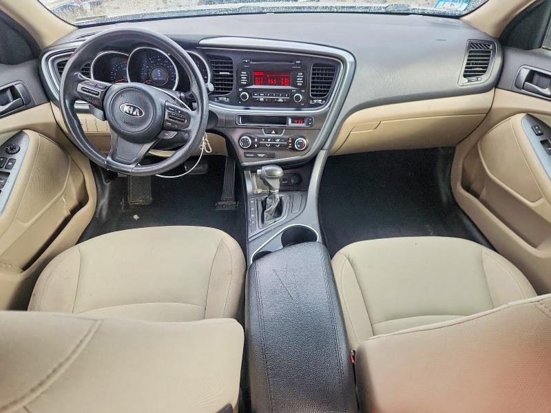 2014 Kia Optima VIN 5XXGM4A78EG337561 COPART salvage auction — FRONT END, Ct - Certificate Of Title, sold $125 on 2026-07-30 (photo 8)