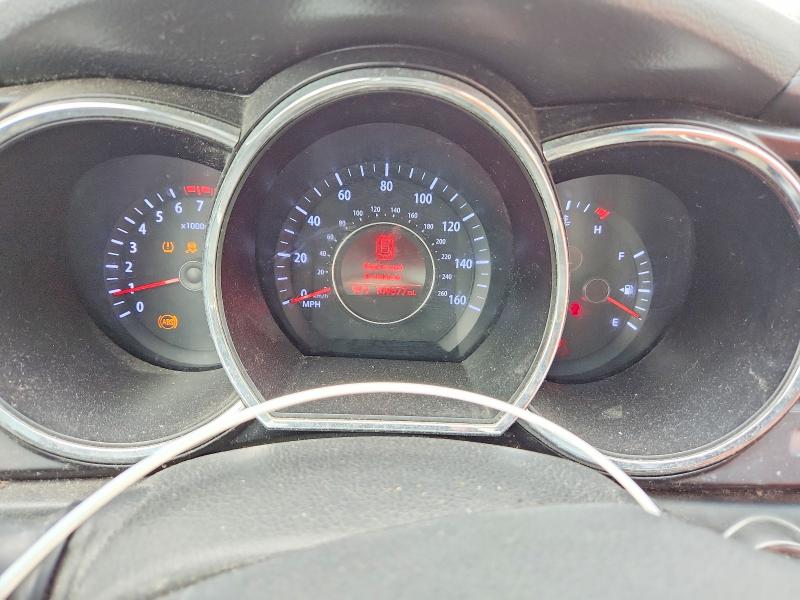 2012 Kia Optima VIN 5XXGN4A74CG040765 COPART salvage auction — FRONT END, TX - CERTIFICATE OF TITLE, sold $300 on 2026-07-28 (photo 9)