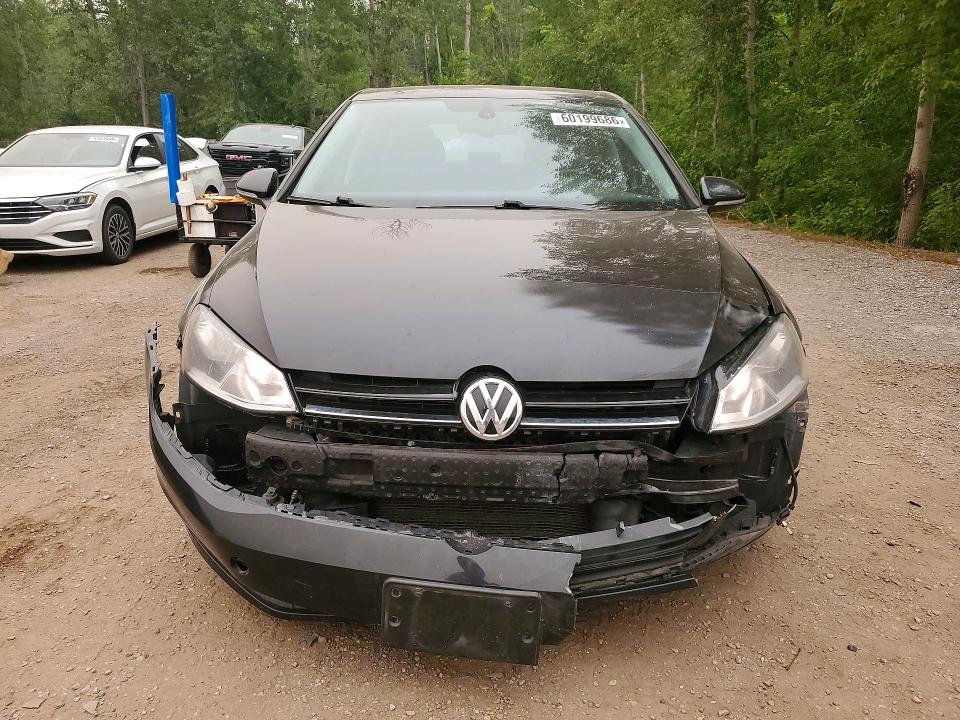 2015 Volkswagen Golf VIN 3VW217AUXFM004768 COPART salvage auction — FRONT END, ON - PERMIT NO BRAND - UNFIT, sold $1,250 on 2026-07-28 (photo 5)