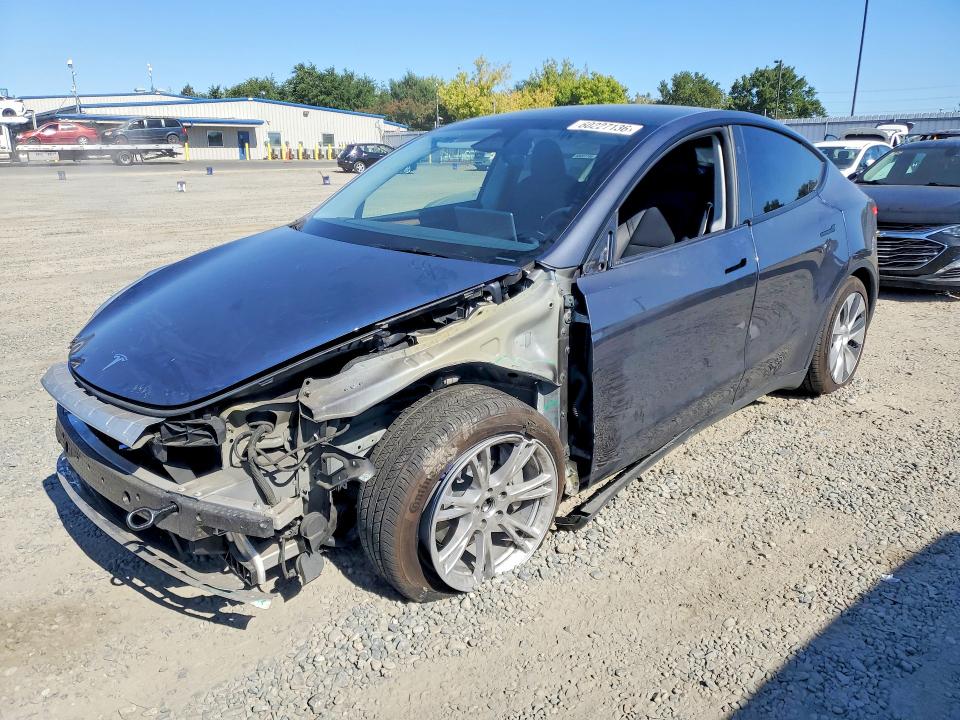 2023 Tesla Model y VIN 7SAYGDEE8PF966878 COPART salvage auction — FRONT END, Salvage Title, sold $13,300 on 2026-07-14 (photo 1)