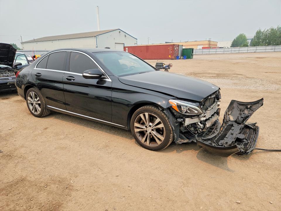 2015 Mercedes-benz C class VIN 55SWF4KB7FU000763 COPART salvage auction — FRONT END, ON - PERMIT NO BRAND - UNFIT, sold $8,000 on 2026-08-13 (photo 4)