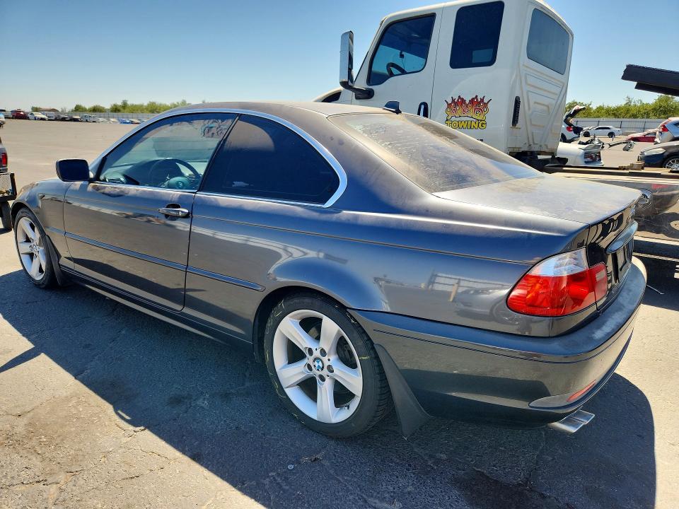 2006 BMW 3 series VIN WBABD33466PL08879 COPART salvage auction — DAMAGE HISTORY, Ca - Dlr/Dis/Exp Only Salvage Title, sold $250 on 2026-08-06 (photo 2)
