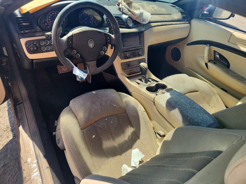 2010 Maserati Granturismo VIN ZAM45KLAXA0053272 COPART salvage auction — WATER/FLOOD, Qc - Irrecuperable, sold $1,700 on 2026-07-28 (photo 8)