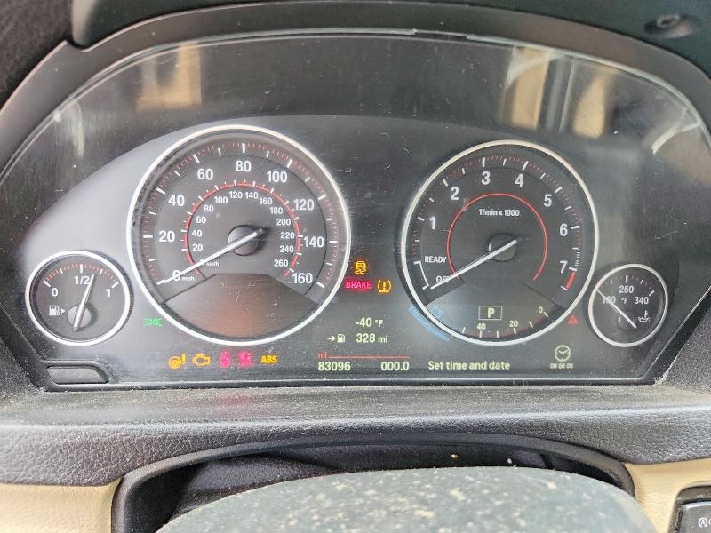 2016 BMW 3er VIN WBA8Z5C5XGG500274 COPART salvage auction — FRONT END, Fl - Certificate Of Title, sold $800 on 2026-07-28 (photo 9)
