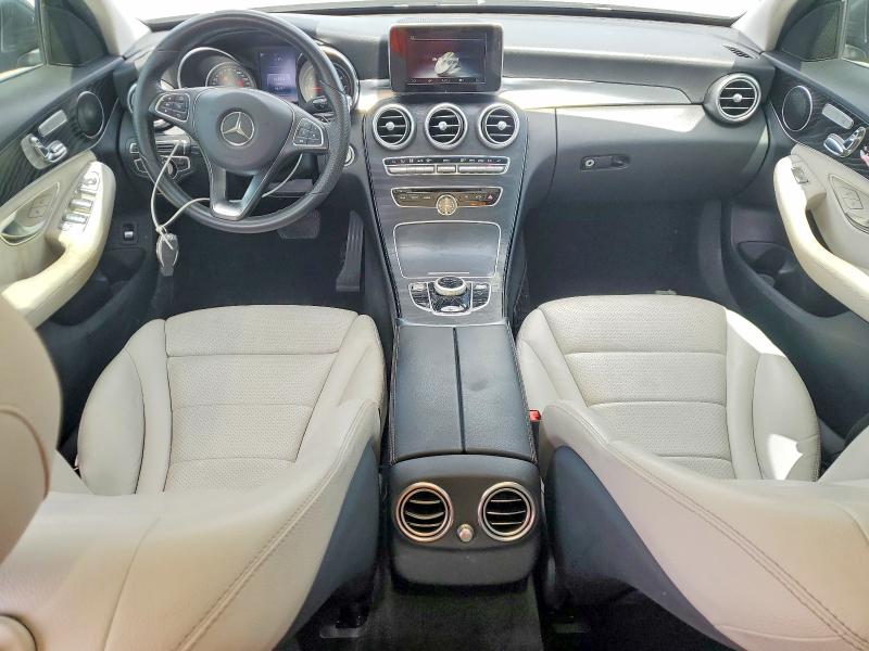 2017 Mercedes-benz C-klasse VIN WDDWF4JB1HR219966 COPART salvage auction — FRONT END, Fl - Cert Of Title Slvg Rebuildable, sold $3,100 on 2026-08-06 (photo 8)