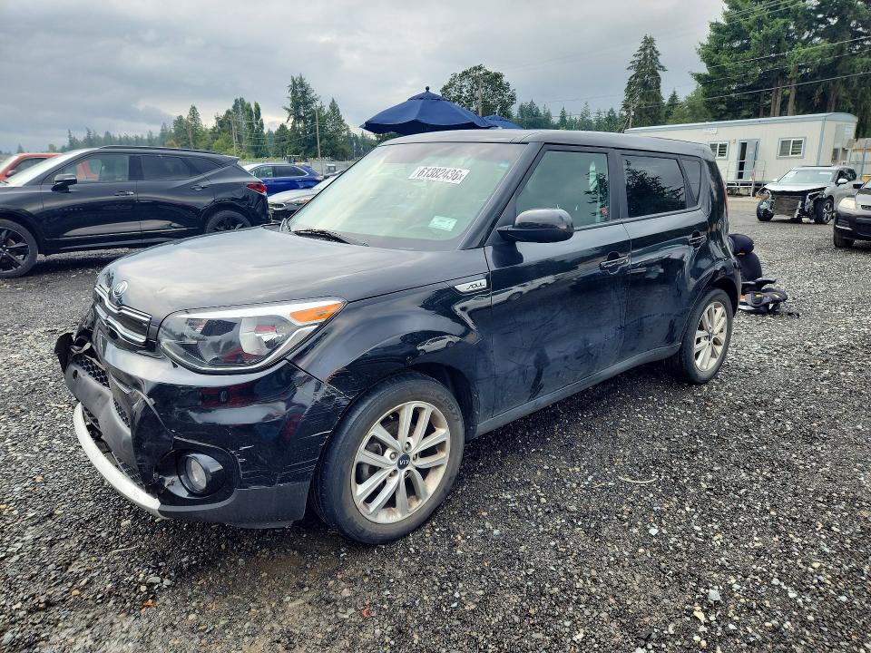 2017 Kia Soul VIN KNDJP3A57H7446581 COPART salvage auction — FRONT END, Wa - Bill Of Sale, sold $1,650 on 2026-07-31 (photo 1)