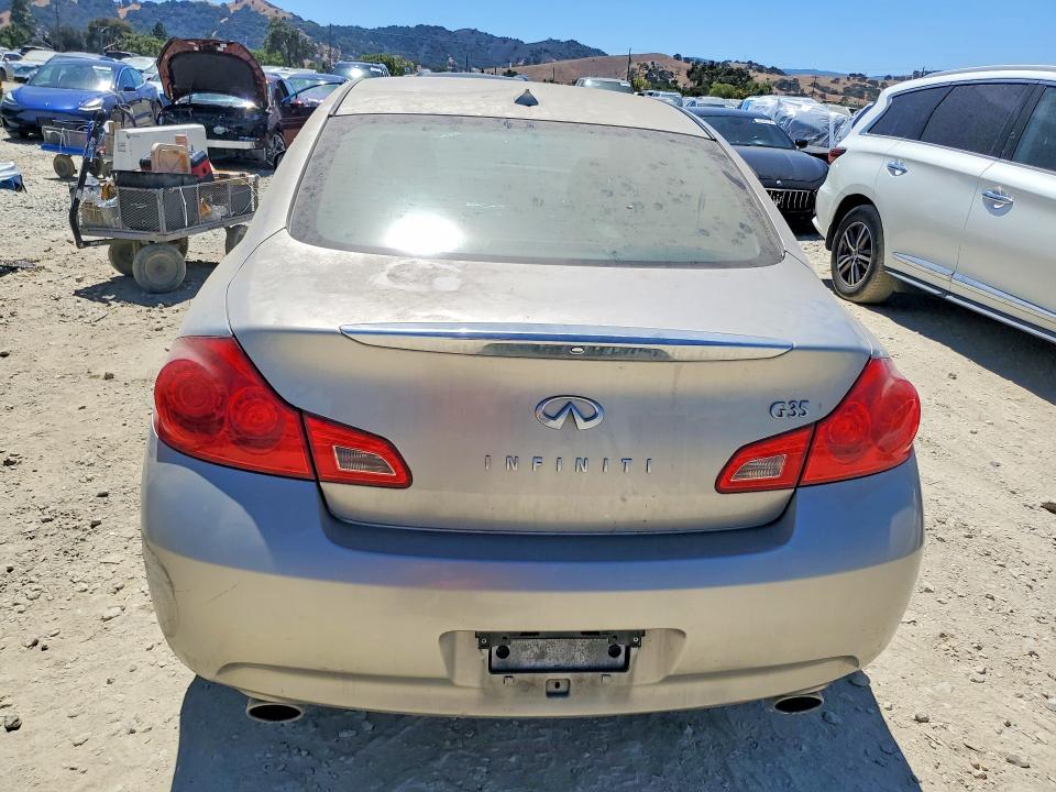 2008 Infiniti G35 VIN JNKBV61E78M219290 COPART salvage auction — FRONT END, CA - DIS/DLR/EXP ONLY CLEAN TITLE, sold $60 on 2026-07-30 (photo 6)