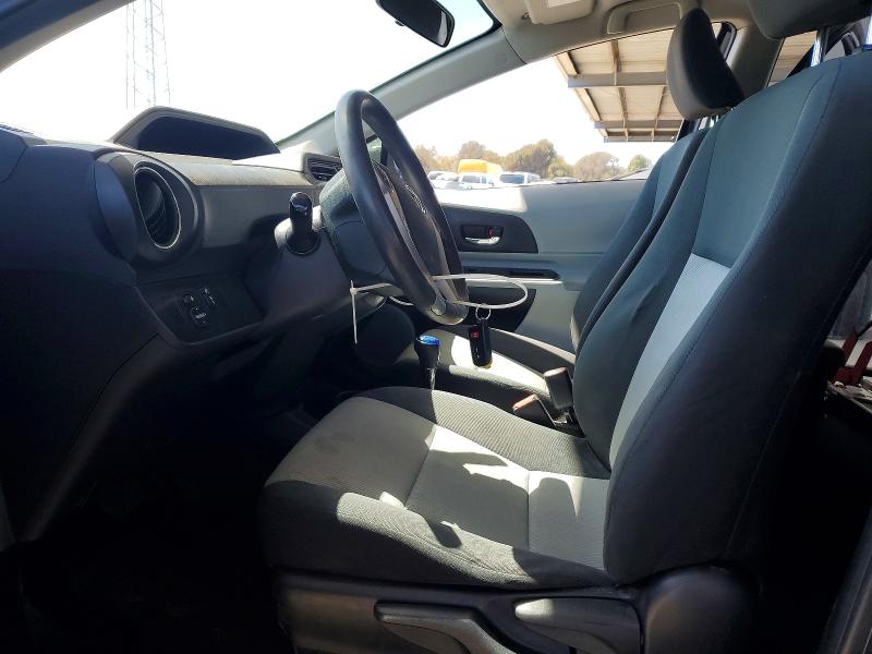 2014 Toyota Prius VIN JTDKDTB39E1572322 COPART salvage auction — REAR END, Ca - Salvage Certificate, sold $575 on 2026-07-14 (photo 7)