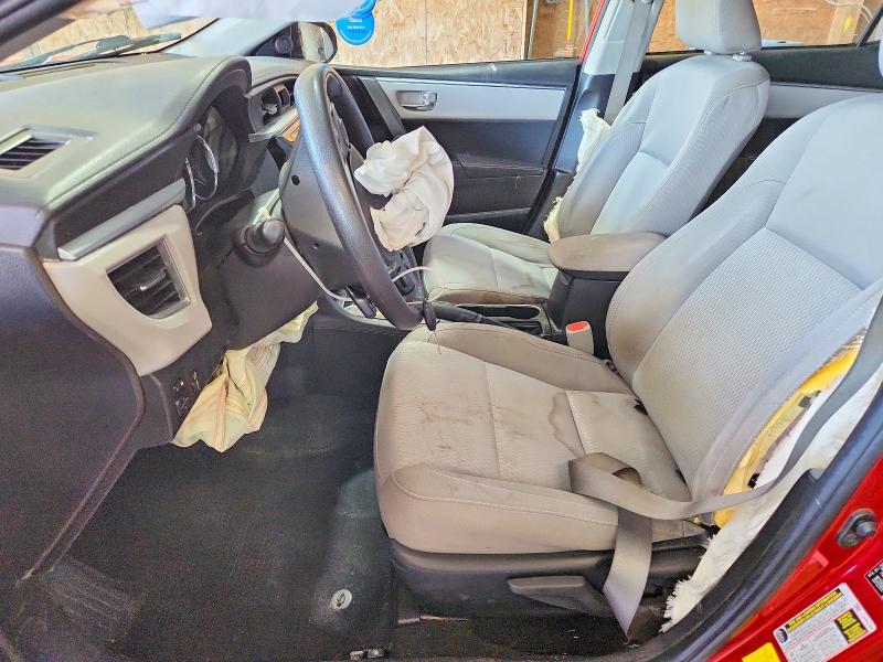 2016 Toyota Corolla VIN 5YFBURHE2GP510335 COPART salvage auction — FRONT END, Pa - Cert Of Salv-R=Reconstructed, sold $175 on 2026-07-23 (photo 7)