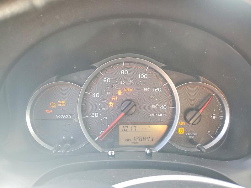 2012 Toyota Yaris VIN JTDKTUD38CD524196 COPART salvage auction — FRONT END, Mt - Dealer Only Clean Title, sold $200 on 2026-07-23 (photo 9)
