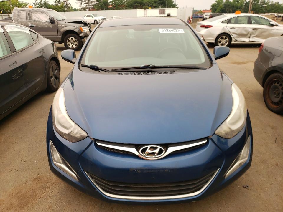 2014 Hyundai Elantra VIN KMHDH4AE6EU179460 COPART salvage auction — REAR END, Ct - Certificate Of Title, sold $1,250 on 2026-07-24 (photo 5)