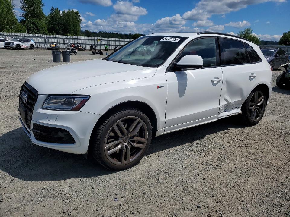 2015 Audi Sq5 VIN WA1VGAFP9FA122140 COPART salvage auction — SIDE, WA - BILL OF SALE, sold $3,300 on 2026-07-27 (photo 1)