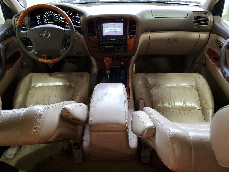 2002 Lexus Lx 470 VIN JTJHT00W623522919 COPART salvage auction — HAIL, MN - CERTIFICATE OF TITLE, sold $1,600 on 2026-07-28 (photo 8)
