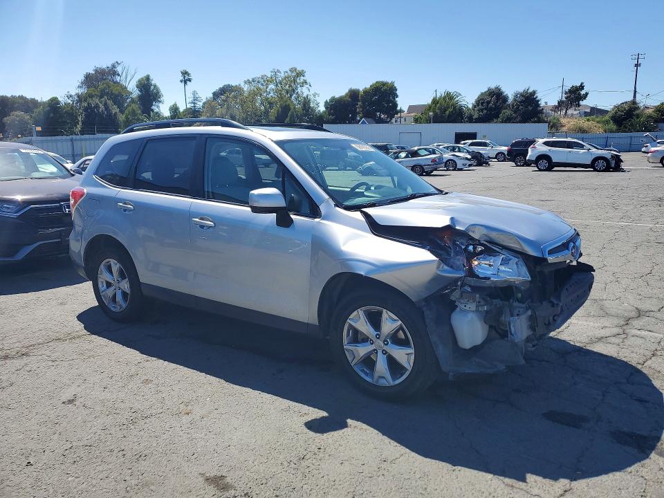 2014 Subaru Forester VIN JF2SJAEC0EH460865 COPART salvage auction — FRONT END, Ca - Salvage Certificate, sold $15 on 2026-07-24 (photo 4)