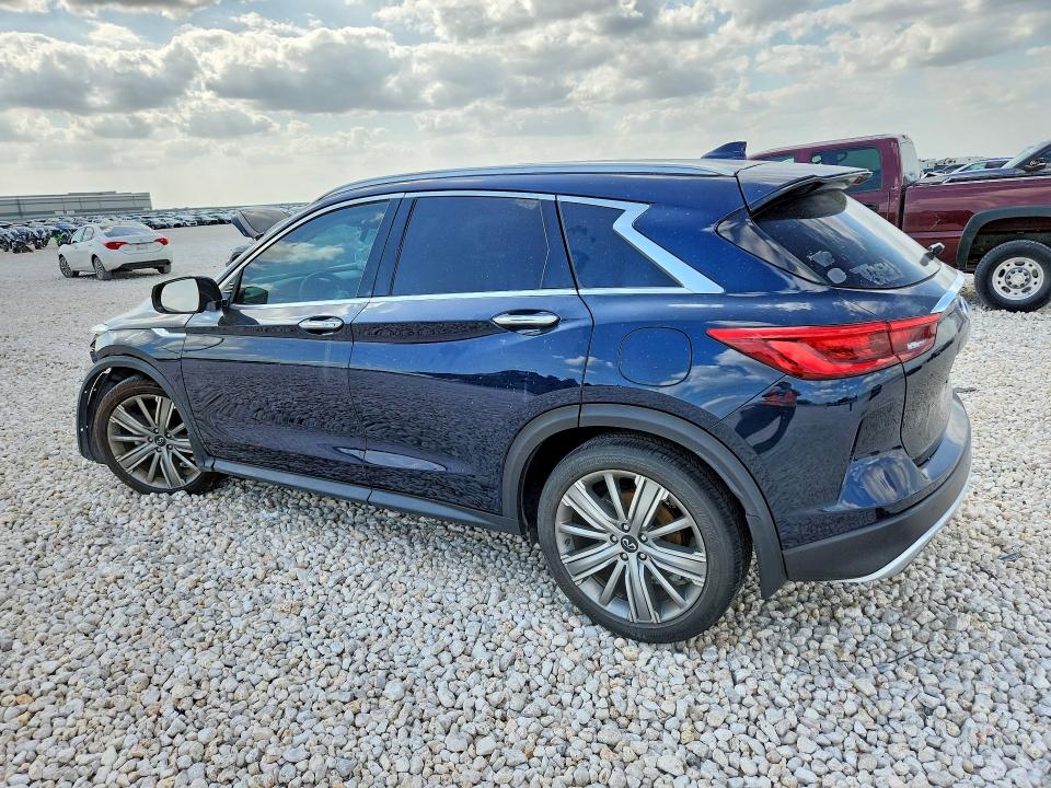2021 Infiniti Qx50 VIN 3PCAJ5CA6MF122002 COPART salvage auction — SIDE, Tx - Salvage Vehicle Title, sold $1,100 on 2026-09-18 (photo 2)