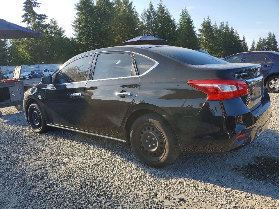 2017 Nissan Sentra VIN 3N1AB7AP0HY222058 COPART salvage auction — MECHANICAL, Salvage Title, sold $200 on 2026-07-24 (photo 2)