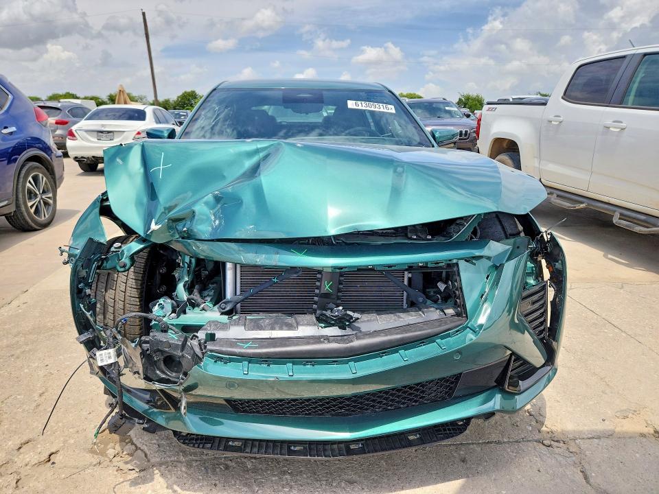 2025 Cadillac Ct5 VIN 1G6DP5RK4S0121666 COPART salvage auction — FRONT END, Mi - Certificate Of Title, sold $14,900 on 2026-07-30 (photo 5)
