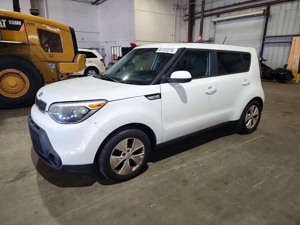 2016 Kia Soul VIN KNDJN2A23G7407572 COPART salvage auction — REAR END, Fl - Certificate Of Title, sold $975 on 2026-07-20 (photo 1)