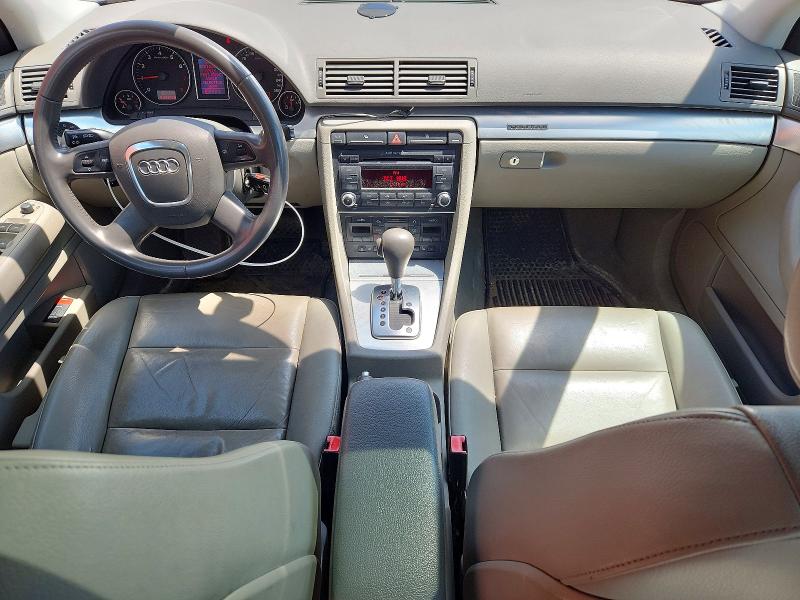 2008 Audi A4 VIN WAUDF68E78A160303 COPART salvage auction — MECHANICAL, On - Permit No Brand - Unfit, sold $300 on 2026-07-23 (photo 8)
