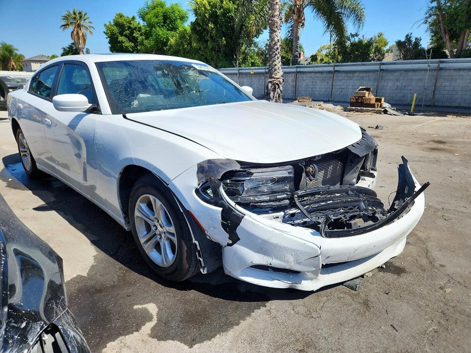2021 Dodge Charger VIN 2C3CDXBG7MH527205 COPART salvage auction — FRONT END, CA - CERTIFICATE OF TITLE, sold $4,850 on 2026-07-27 (photo 4)